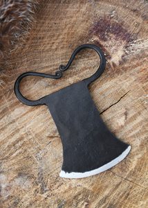 Cheese knife or herb cleaver, forged steel, large