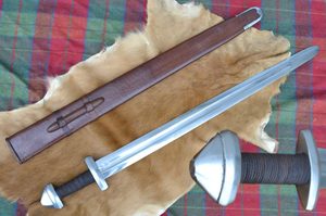 VIKING SWORD WITH SCABBARD, collectible replica