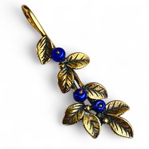 Blueberries, Pendant, bronze