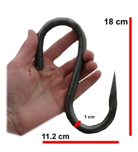 FORGED HOOK FOR A VARIETY OF USES - FORGED PRODUCTS{% if kategorie.adresa_nazvy[0] != zbozi.kategorie.nazev %} - SMITHY WORKS, COINS{% endif %}