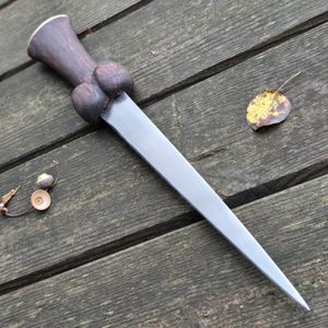 BOLLOCK or phallic dagger, replica from XIV.century, Bohemia