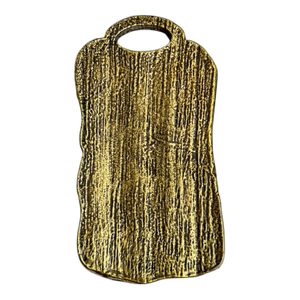FEHU - Futhark, zinc pendant antique brass