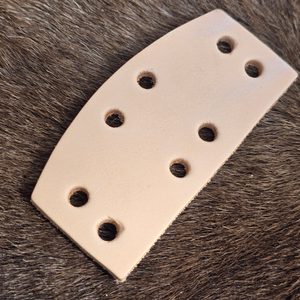 Lederschuppen, 1 Stück, naturfarben