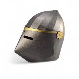 MEDIEVAL HELMET, PAPER - ARMOURY FOR CHILDREN{% if kategorie.adresa_nazvy[0] != zbozi.kategorie.nazev %} - ARMOUR HELMETS, SHIELDS{% endif %}