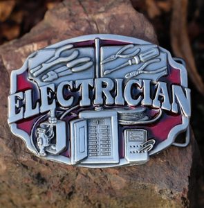 Electrician, belt buckle