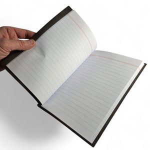 Trilobit, leather notebook, lined