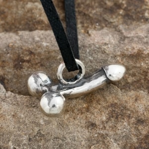 FASCINUS, Roman phallic pendant, silver