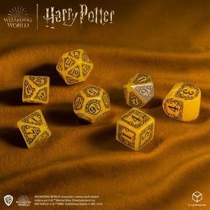 Jeu de dés Harry Potter. Poufsouffle, jaune