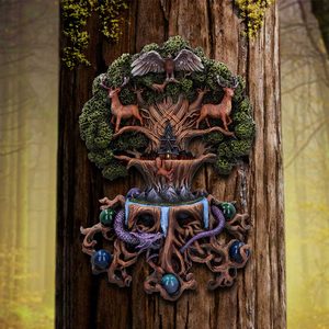Yggdrasil, wall plaque, Anne Stokes 30.5 cm