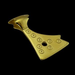 AXE OF PERUN, Slavic pendant, 14K gold