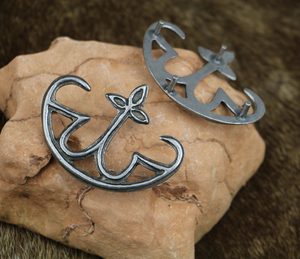 METAL FITTING FOR MEDIEVAL POUCH, 1 piece