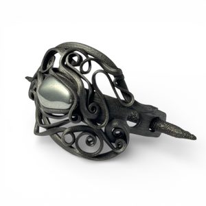 BROCHE À CHEVEUX AVEC HÉMATITE