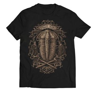 TRILOBITE - FOSSIL HUNT, men's Paleontology T-shirt