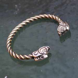COLLACH, Celtic Boar, bracelet, brass