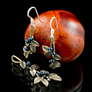 BLUEBERRIES, JEWELLERY SET, BRONZE - COSTUME JEWELLERY{% if kategorie.adresa_nazvy[0] != zbozi.kategorie.nazev %} - JEWELLERY - BRONZE, ZINC{% endif %}