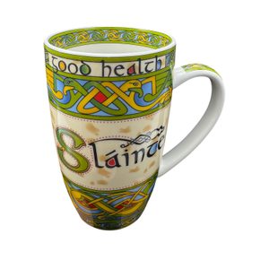 Tasse irlandaise en porcelaine, Slainte