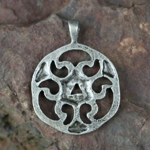 CELTIC KNOT OF LIFE, replica, I. century, pendant, zinc, antique silver