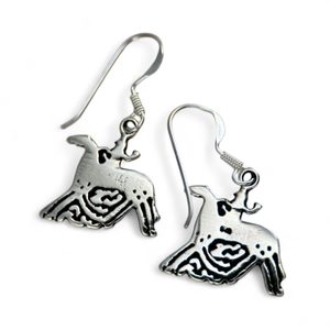 SLEIPNIR, Earrings, Silver