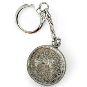 Celtic horse keychain, zinc antique silver