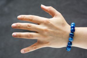 QUARTZ - CRYSTAL, BLUE, BRACELET - PRODUCTS FROM STONES{% if kategorie.adresa_nazvy[0] != zbozi.kategorie.nazev %} - MOLDAVITES, MINERALS, FOSSILS{% endif %}