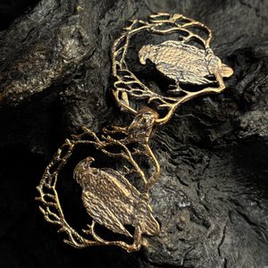 Adler, Scheidenspange, Bronze