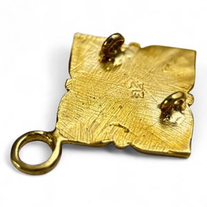 Medieval caftan brooch, Hungary, 10th century, bronze