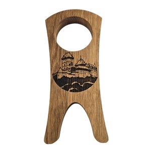 PORTE-CORNE, château de Karlstejn, bois, chêne