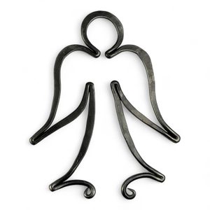Forged angel, decoration