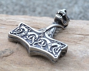 THOR'S HAMMER, OSEBERG STYLE, NORWAY, TIN - VIKING PENDANTS{% if kategorie.adresa_nazvy[0] != zbozi.kategorie.nazev %} - JEWELLERY - BRONZE, ZINC{% endif %}