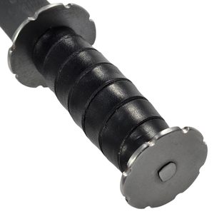 Rondel or Bollock dagger Kuttenberg, 14th century, blunt replica, black