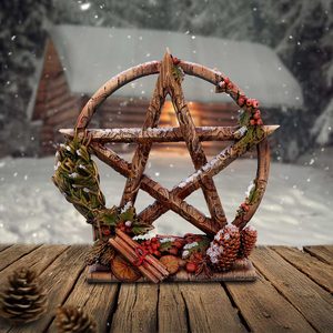 Pentagram Yule, decoration 16.5cm
