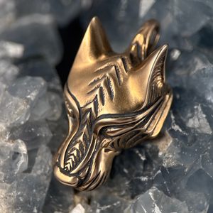 WARG, norse wolf, viking pendant, bronze