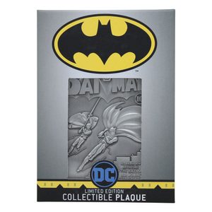 DC COMICS COLLECTIBLE PLAQUE BATMAN LIMITED EDITION - BATMAN{% if kategorie.adresa_nazvy[0] != zbozi.kategorie.nazev %} - LIZENZIERTE PRODUKTE - FILME, SPIELE{% endif %}