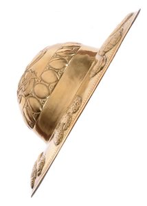 Handgetriebener Römischer Schildbuckel, Messing