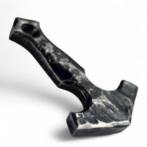 HAGAL, Hand Forged Thor's Hammer, pendant