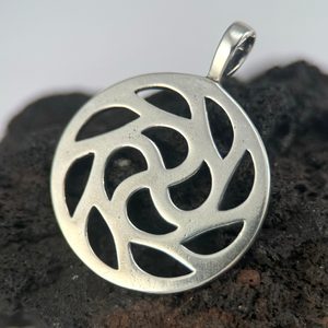 SONNENSYMBOL, Anhänger Silber 925