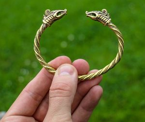 DREKI, Viking brass Bracelet