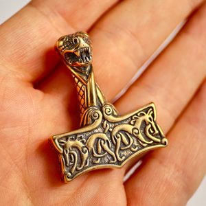 THOR'S HAMMER, Oseberg style, Norway, bronze