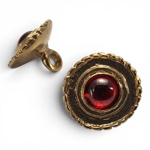 Medieval brass buttons 5 pieces