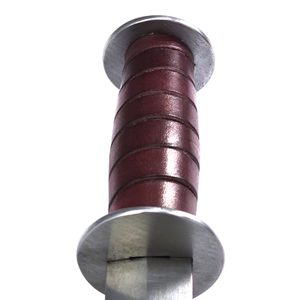 Rondel or Bollock dagger Praga, 14th century, blunt replica, brown