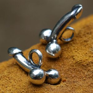 FASCINUS, Roman phallic pendant, silver