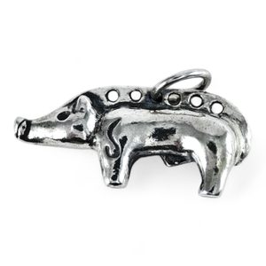CELTIC BOAR, Tabor, Bohemia, pendant, sterling silver