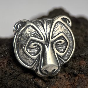 URSUS, Bear Pendant, sterling silver