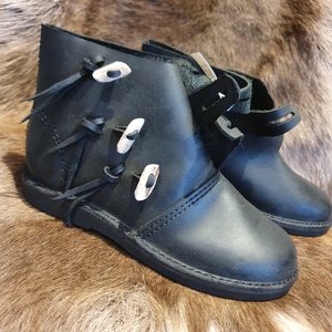 VIKING SHOES - HEDEBY, BLACK EU - SIZE 40 - VIKING, SLAVIC BOOTS{% if kategorie.adresa_nazvy[0] != zbozi.kategorie.nazev %} - SHOES, COSTUMES{% endif %}