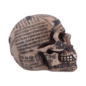 DRACULA'S TALE VAMPIRE NOVEL QUOTE SKULL 18.5 CM - FIGURES, LAMPS, CUPS{% if kategorie.adresa_nazvy[0] != zbozi.kategorie.nazev %} - PAGAN DECORATIONS{% endif %}