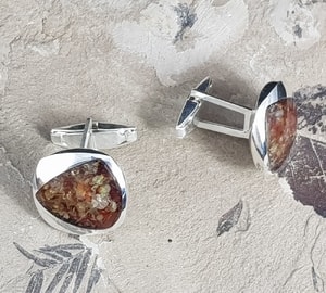 LEONARD, CUFFLINKS, SILVER AND AMBER - AMBER JEWELRY{% if kategorie.adresa_nazvy[0] != zbozi.kategorie.nazev %} - SILVER JEWELLERY{% endif %}