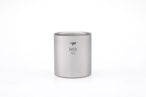 Ti3302 Double-Wall Titanium Mug with Lid KEITH
