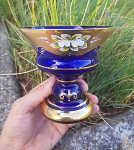 MARIOT - GOBLET, CZECH GLASS, HIGH ENAMEL - HISTORICAL GLASS{% if kategorie.adresa_nazvy[0] != zbozi.kategorie.nazev %} - CERAMICS, GLASS{% endif %}