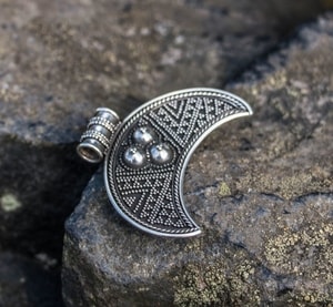 ZIVA, Lunitsa, Slavs, Vikings, sterling silver pendant