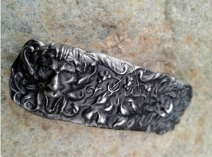 FAUN, Pewter Barrette Hair Clip Clasp